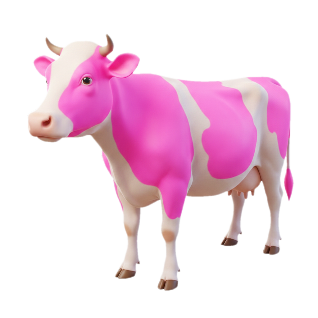 MoooAds Cow - The competitor's budget lawnmower